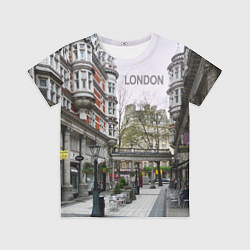 Футболка детская Лондон - бульвар, цвет: 3D-принт