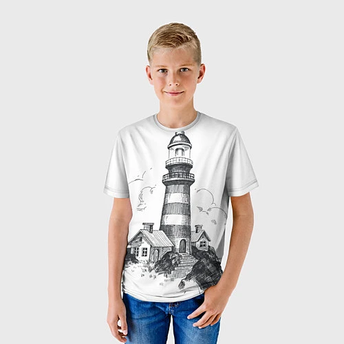 Детская футболка Маяк / 3D-принт – фото 3