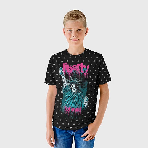 Детская футболка Liberty Forever / 3D-принт – фото 3