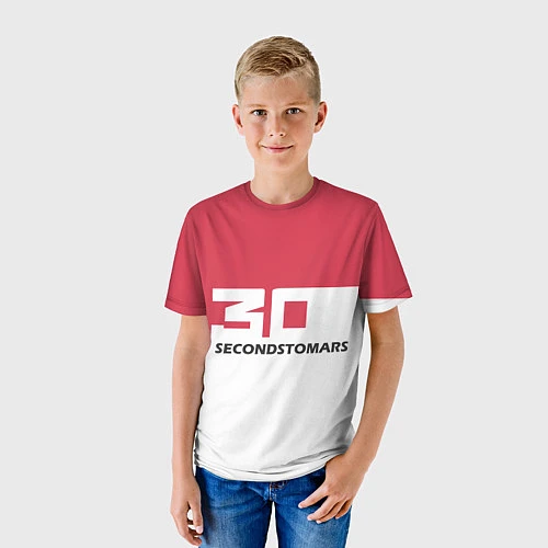 Детская футболка 30 Second To Mars / 3D-принт – фото 3