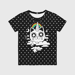 Футболка детская Магический котик, цвет: 3D-принт