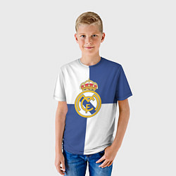 Футболка детская Real Madrid: Blue style, цвет: 3D-принт — фото 2
