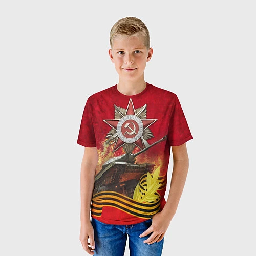 Детская футболка Отечественная война / 3D-принт – фото 3