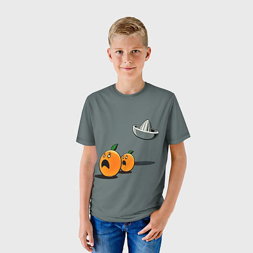 Детская футболка Погоня / 3D-принт – фото 3