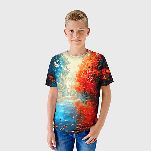Детская футболка Дорога / 3D-принт – фото 3