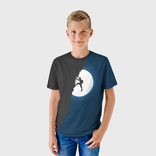 Детская футболка Скалолаз / 3D-принт – фото 3