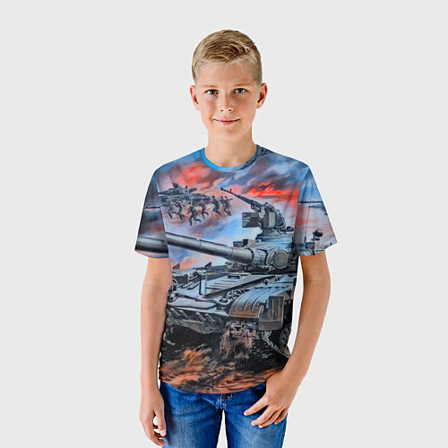 Детская футболка Вторая мировая война / 3D-принт – фото 3