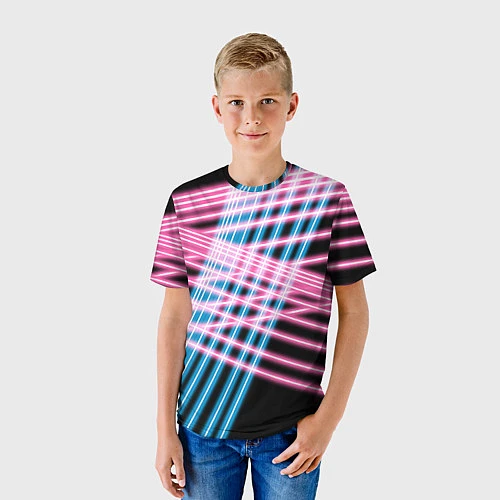 Детская футболка Неон / 3D-принт – фото 3