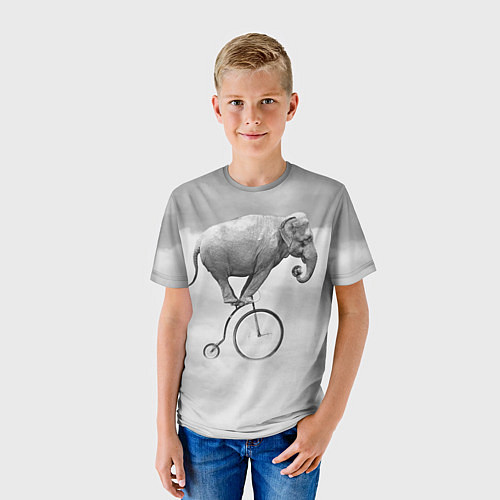 Детская футболка Hipster Bike / 3D-принт – фото 3