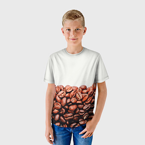 Детская футболка Coffee / 3D-принт – фото 3