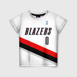 Футболка детская Portland Trail Blazers 0, цвет: 3D-принт