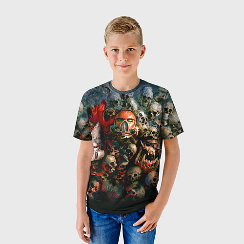 Детская футболка Warhammer 40k: Skulls / 3D-принт – фото 3