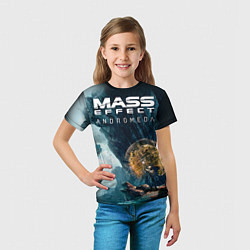 Футболка детская Mass Effect: Andromeda, цвет: 3D-принт — фото 2
