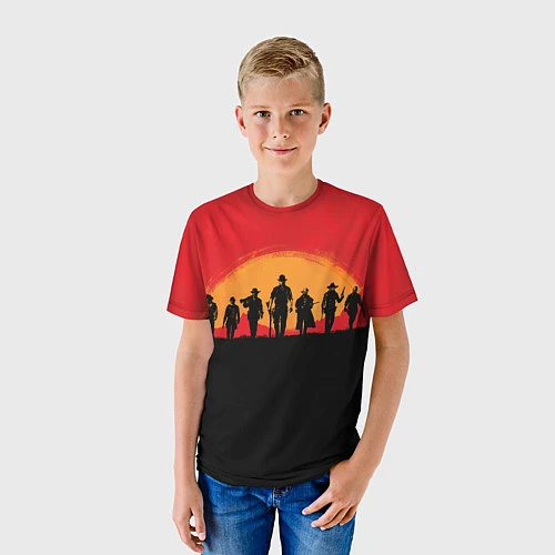 Детская футболка Red Dead Redemption 2 / 3D-принт – фото 3
