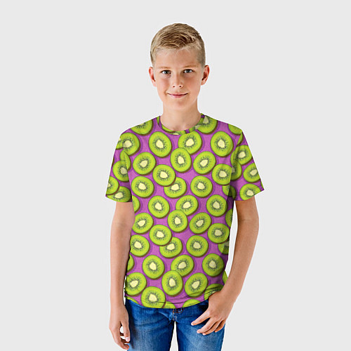 Детская футболка Киви / 3D-принт – фото 3