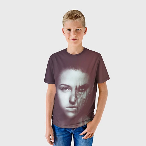 Детская футболка Chelsea Grin: Death Girl / 3D-принт – фото 3