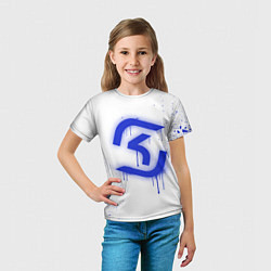 Футболка детская SK Gaming: White collection, цвет: 3D-принт — фото 2