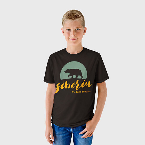 Детская футболка Siberia: Land of Bears / 3D-принт – фото 3