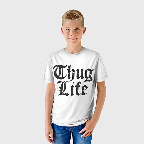 Детская футболка Thug Life / 3D-принт – фото 3