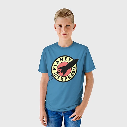 Детская футболка Planet Express / 3D-принт – фото 3