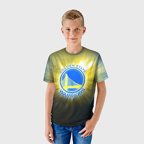 Детская футболка Golden State Warriors 4 / 3D-принт – фото 3