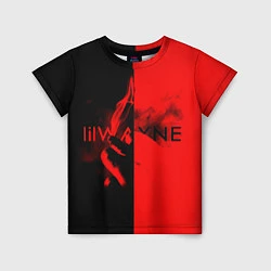 Футболка детская Lil Wayne: Black & Red, цвет: 3D-принт