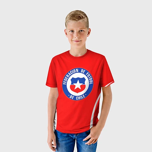 Детская футболка Chile: Alexis Sanchez / 3D-принт – фото 3