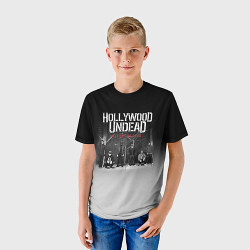 Детская футболка Hollywood Undead: Day of the dead / 3D-принт – фото 3