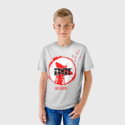 Детская футболка ГРОТ: На связи / 3D-принт – фото 3