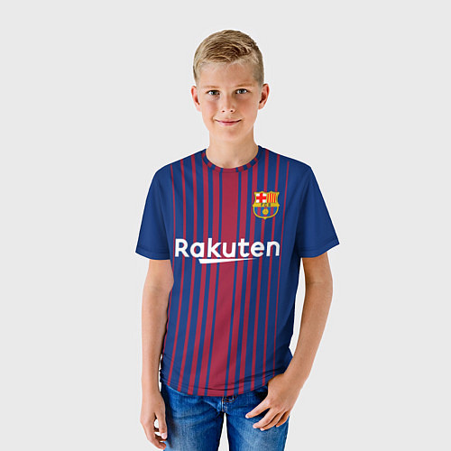 Детская футболка FCB Barcelona: Rakuten / 3D-принт – фото 3