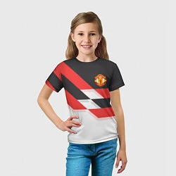 Футболка детская Manchester United: Stipe, цвет: 3D-принт — фото 2