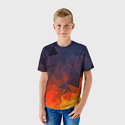 Футболка детская Абстракция, цвет: 3D-принт — фото 2