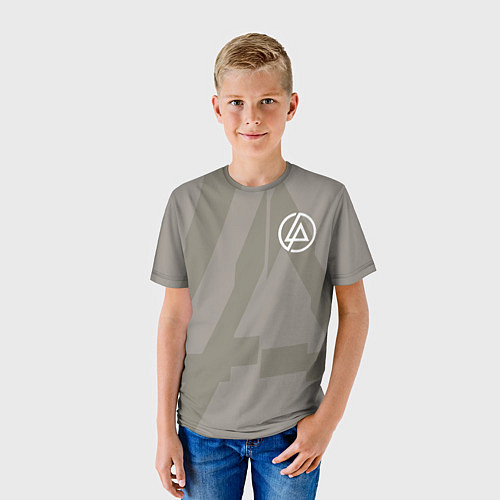 Детская футболка Linkin Park: Grey style / 3D-принт – фото 3