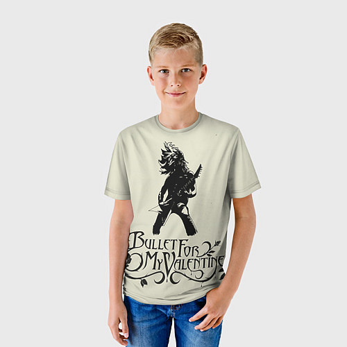 Детская футболка BFMV: Only metal / 3D-принт – фото 3