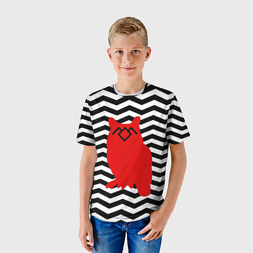 Детская футболка Twin Peaks Owl / 3D-принт – фото 3