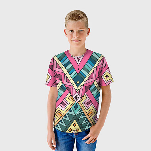 Детская футболка Этнический стиль / 3D-принт – фото 3