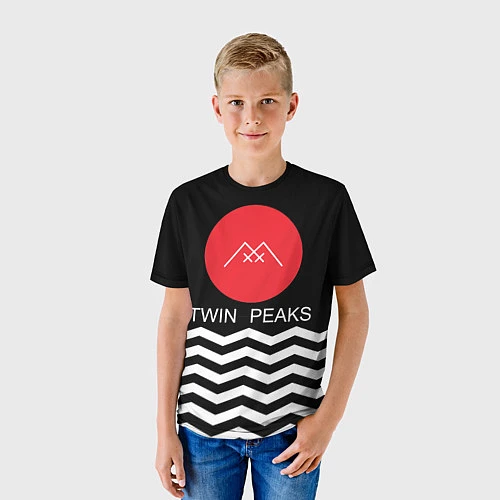 Детская футболка Твин Пикс / 3D-принт – фото 3