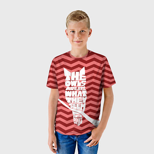 Детская футболка Twin Peaks: The Owls / 3D-принт – фото 3