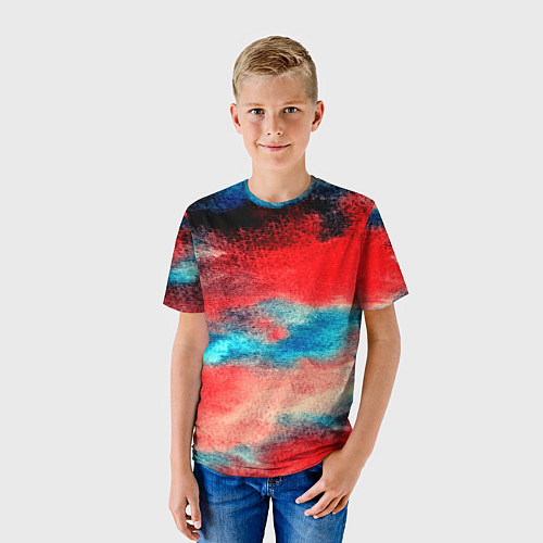 Детская футболка Watercolor / 3D-принт – фото 3