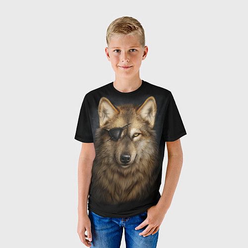 Детская футболка Морской волк / 3D-принт – фото 3