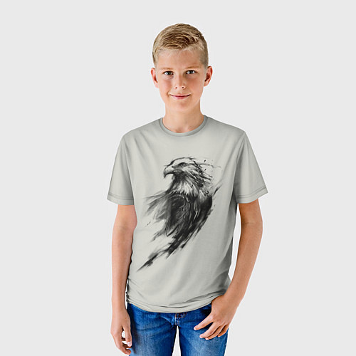 Детская футболка Дикий орел / 3D-принт – фото 3