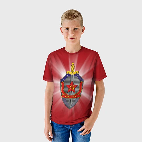 Детская футболка КГБ / 3D-принт – фото 3