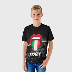 Футболка детская Italy, цвет: 3D-принт — фото 2