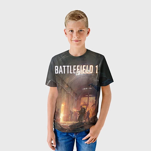 Детская футболка Battlefield War / 3D-принт – фото 3