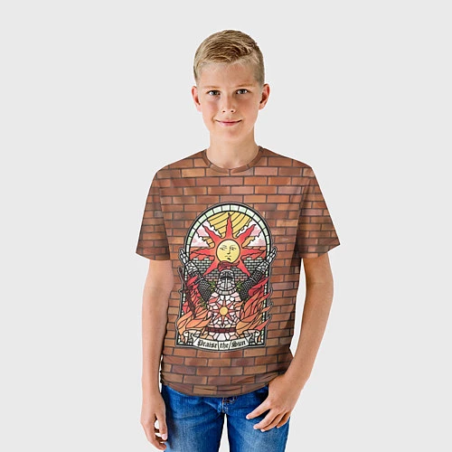 Детская футболка Praise the Sun / 3D-принт – фото 3