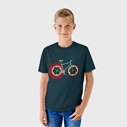 Футболка детская Casette Bike, цвет: 3D-принт — фото 2