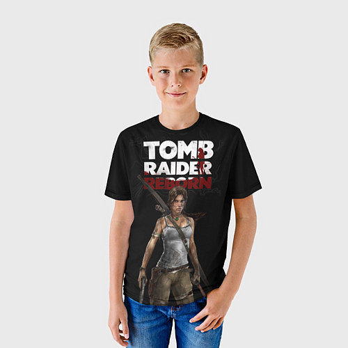 Детская футболка TOMB RAIDER / 3D-принт – фото 3
