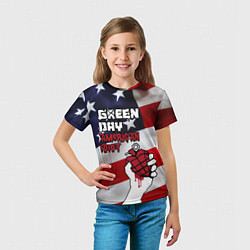 Футболка детская Green Day American Idiot, цвет: 3D-принт — фото 2