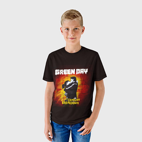 Детская футболка Поцелуй Green Day / 3D-принт – фото 3