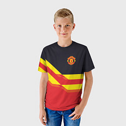 Футболка детская Man United FC: Red style, цвет: 3D-принт — фото 2